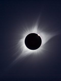 Eclipse total de Sol en 2017 para ilustrar nota sobre el que ocurrirá el 14 de diciembre de 2020