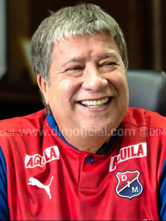 Hernán Darío 'Bolillo' Gómez, director nuevo técnico del Medellín.