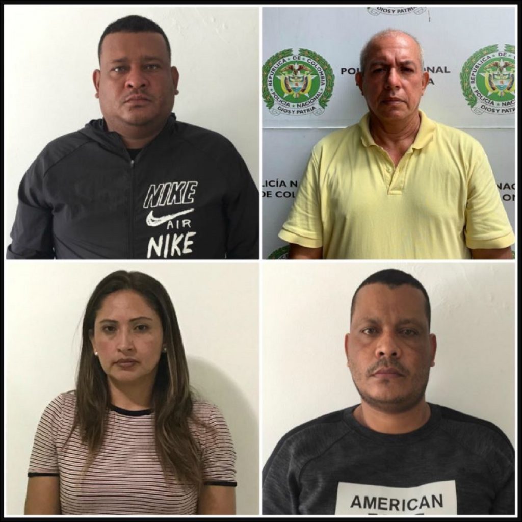 Los 4 capturados acusados de traficar coca a EE. UU. en lanchas y encomiendas desde aeropuertos - Policía Nacional