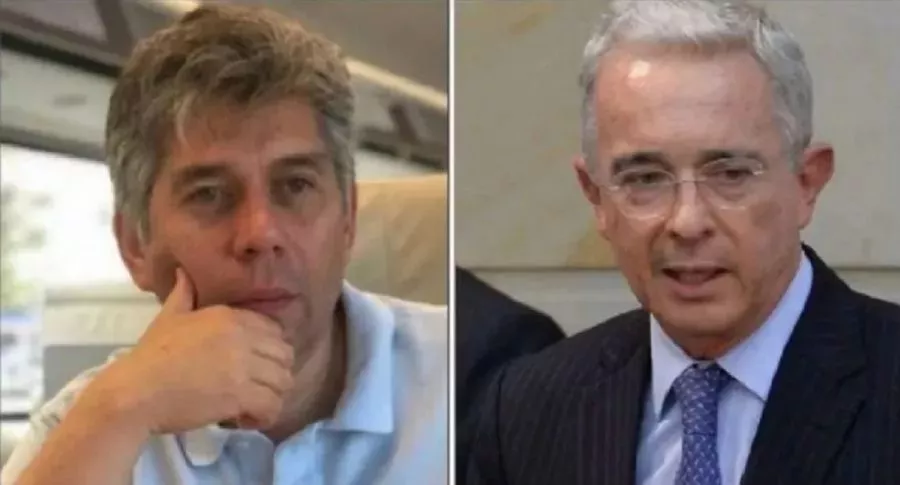 Álvaro Uribe y Daniel Coronell, quien confesó que no volvería a votar en blanco en 2022