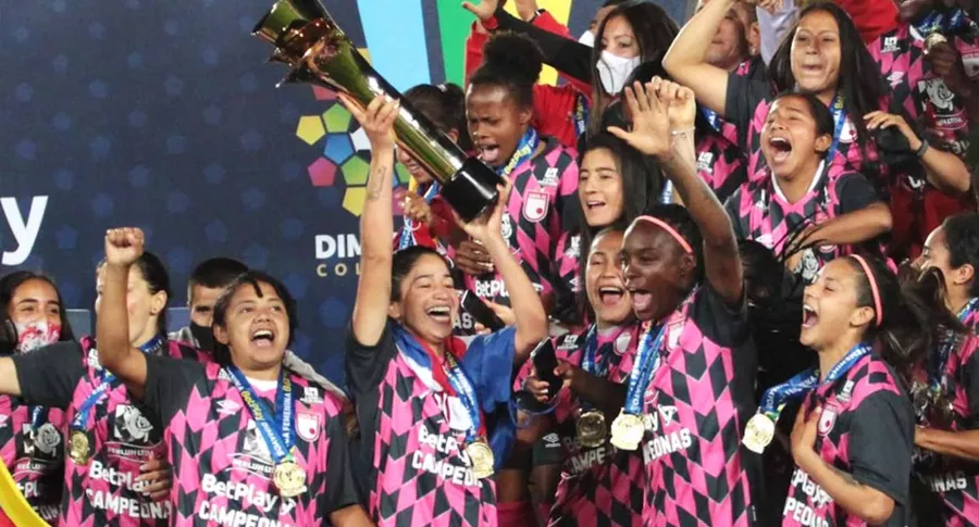 Santa Fe, campeón de la Liga Femenina 2020 tras vencer al América en la final.