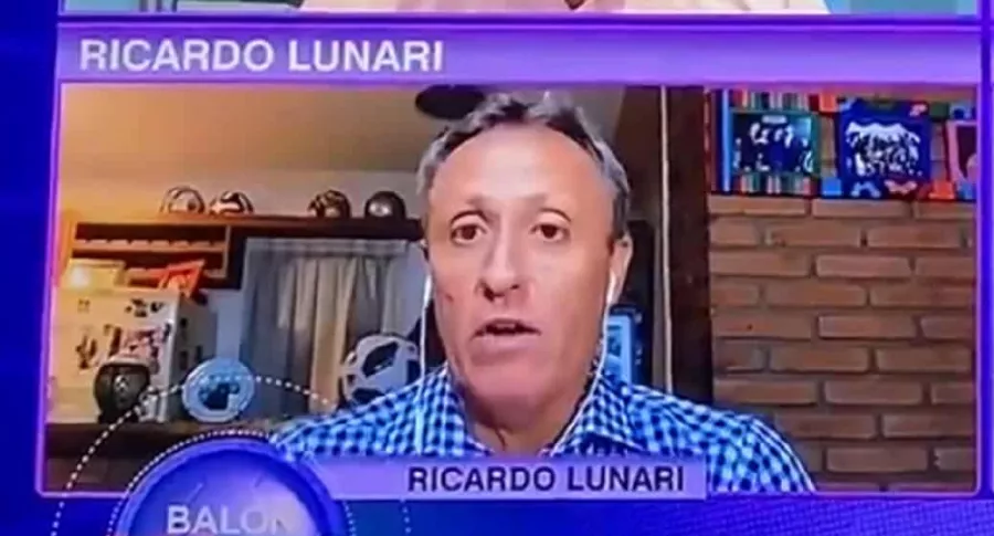 Ricardo Lunari, quien está recibiendo burlas por decir que Millonarios es mejor que los finalistas Santa Fe y América