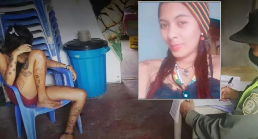 Imagen de Mileydis Aldana Herazo, asesinada en Sucre, cuando fue capturada por maltrato animal 