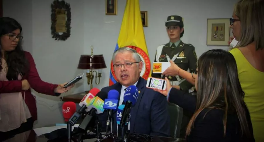 El expresidente de la Corte Suprema, José Luis Barceló, quien fue citado a versión libre por interceptaciones a Álvaro Uribe