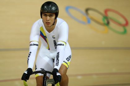 Fabián Puerta, sancionado por dopaje, durante los juegos Olímpicos de Río 2016.