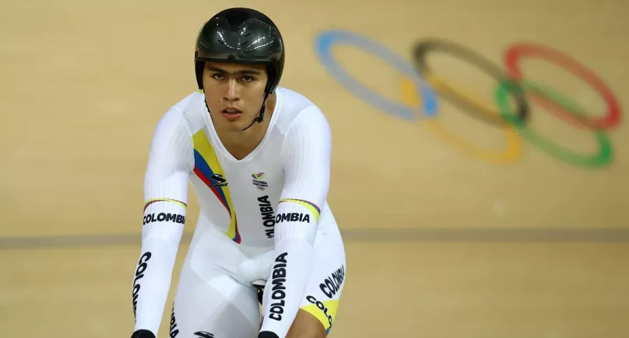 Fabián Puerta, sancionado por dopaje, durante los juegos Olímpicos de Río 2016.