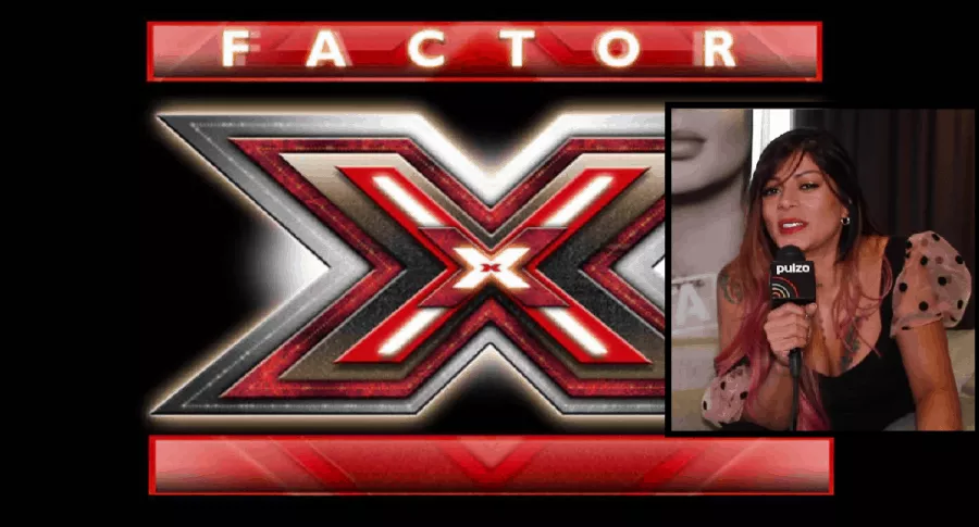Fotomontaje de logo de 'Factor X' y Marbelle, a propósito de estreno del 'reality' en RCN