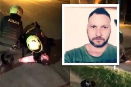 Imágenes de los policías que golpearon a Javier Ordóñez. 