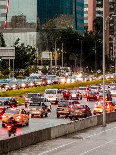 Imagen de un trancón, que ilustra nota; pico y placa en Bogotá: cambios para el 2021