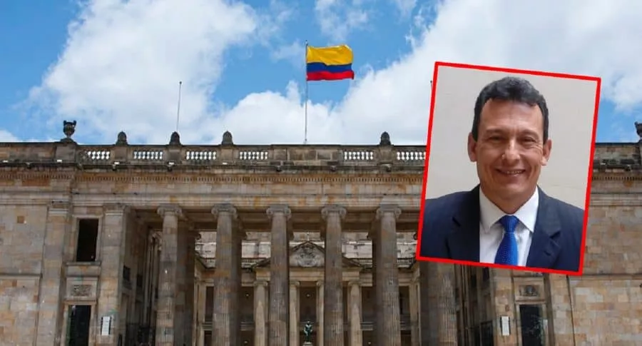 Imágenes del Congreso de la República y del representante Juan Carlos Reinales, envuelto en un posible caso de corrupción. 