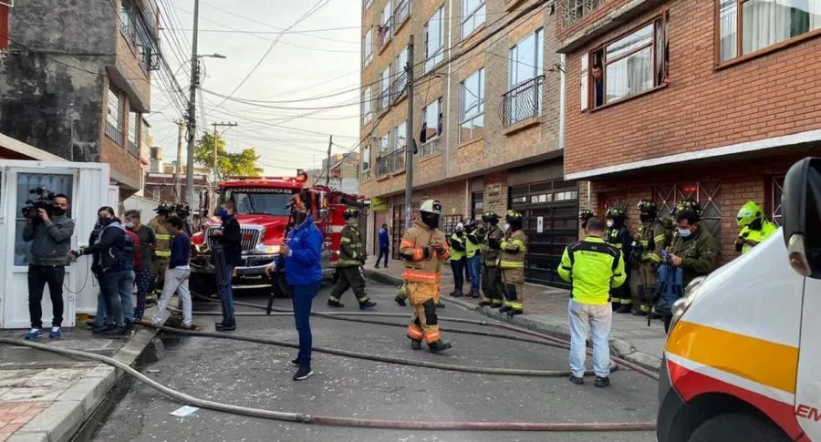 Incendio en Bogotá