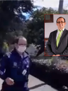 El secretario de salud de Popayán insulta y agrede a un periodista en la calle por supuesto hostigamiento.