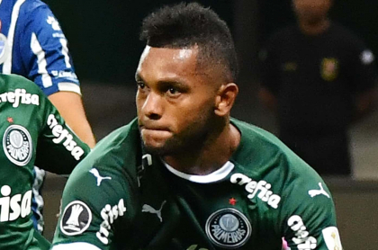 Migeul Ángel Borja podría jugar semifinales de Libertadores con Palmeiras. Imagen de referencia del jugador.