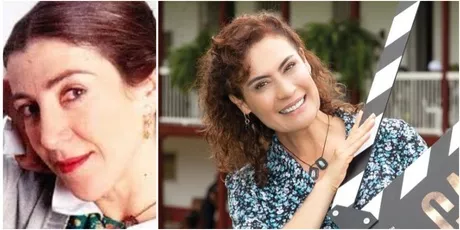 Fotomontaje de Constanza Duque y Katherine Vélez, actrices de primera y última versión de ‘Café con aroma de mujer’
