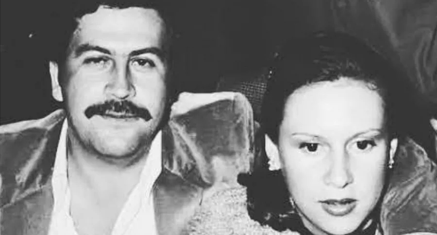 Pablo Escobar y Victoria Eugenia Henao (hoy María Isabel Santos Caballero)