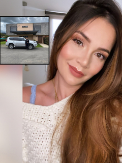 Foto de Lina Tejeiro, quien mostró cómo quedó su nueva casa