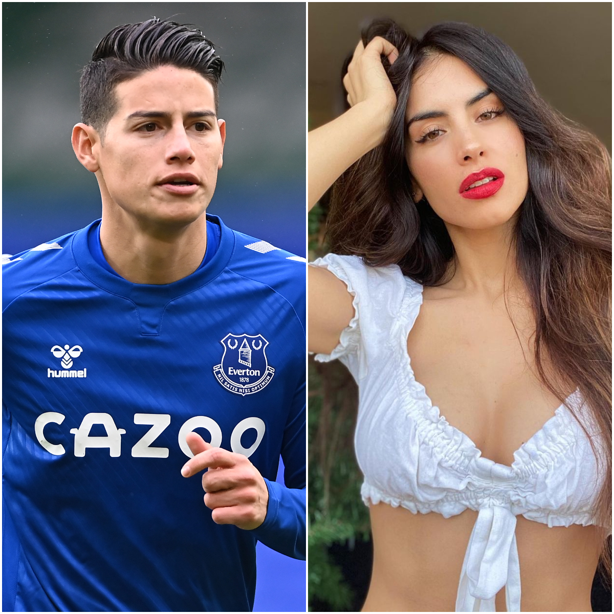 Qué regalo le envió James Rodríguez a Jessica Cediel?