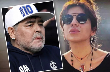 “Esperan que la autopsia de mi papá tenga droga”: Gianinna Maradona, hija de Diego Maradona. Fotomontaje: Pulzo.