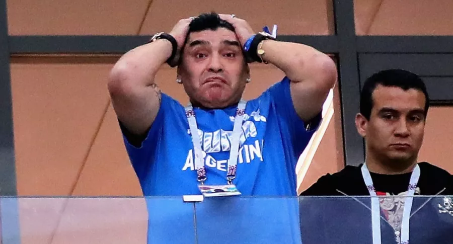 Diego Maradona, que no vivió de la mejor manera la última Navidad con su familia