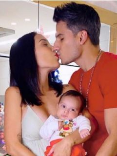 Luisa Fernanda W y Pipe Bueno celebrando la Navidad, unos de los tantos famosos que compartieron postales en sus redes sociales
