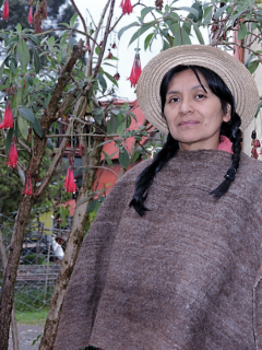 Fabiola Piñacué, fundadora de Coca Nasa, empresa que fabrica productos a base de hoja de coca.