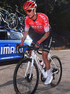 Winner Anacona es compañero de Nairo Quintana en el equipo francés Arkea Samsic.