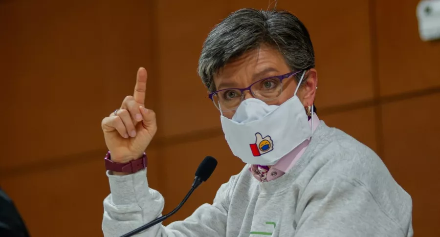 Claudia López dice que hay nuevo pico de contagio en Bogotá.