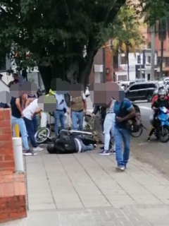 Imagen del señalado ladrón que resultó herido en atraco a un expolicía, en Cali, y que murió en un hospital.
