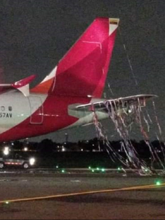 Vuelo de Avianca que tuvo que aterrizar de emergencia por un globo pirotécnico