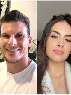 Fotomontaje de Mack Roesch, Jessica Cediel y Pipe Bueno, a propósito de comparativo entre el atleta y el cantante