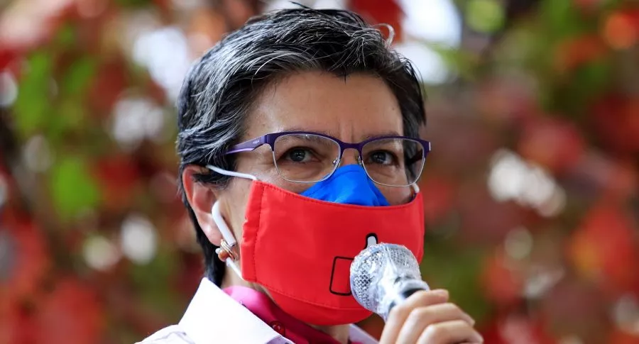 Claudia López, alcaldesa de Bogotá. a la que buscan revocar de su cargo