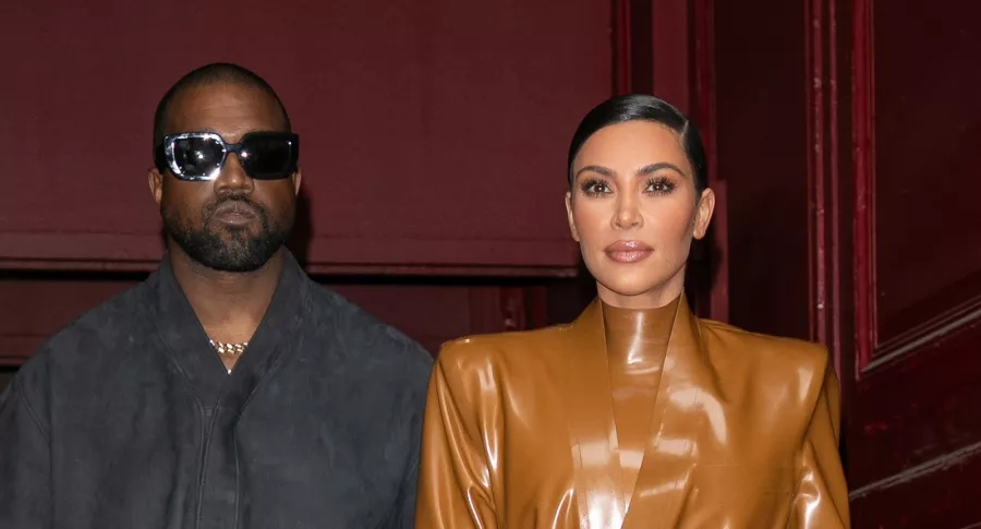 Kim Kardashian y Kanye West, que estarían a punto de divorciarse