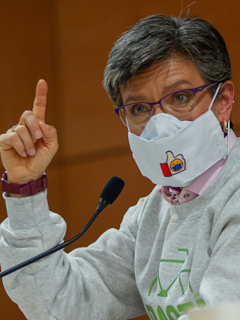 Claudia López interrumpió sus vacaciones.