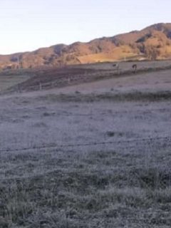 Imagen de heladas en Cundinamarca.