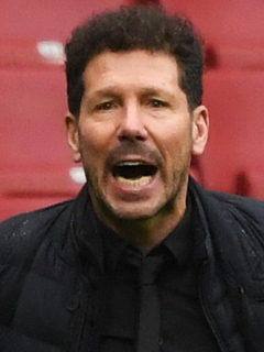 'Cholo' Simeone alerta con su posible salida del Atlético de Madrid. Imagen de referencia del entrenador argentino.
