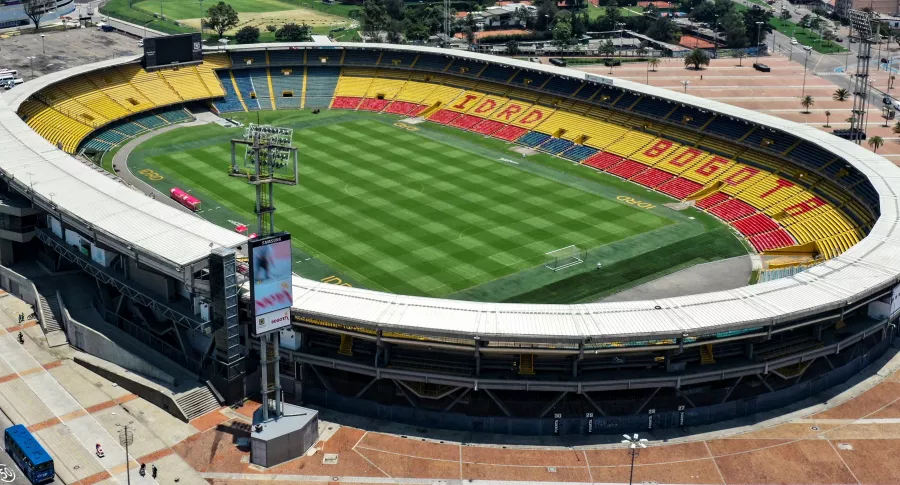 Millonarios no podrá usar El Campín debido a nueva cuarentena. Imagen de referencia del estadio bogotano.