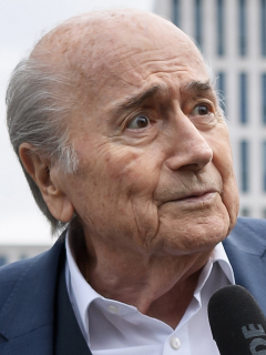 Joseph Blatter, expresidente de la Fifa, fue hospitalizado. Imagen de referencia del exdirectivo suizo.