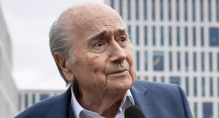 Joseph Blatter, expresidente de la Fifa, fue hospitalizado. Imagen de referencia del exdirectivo suizo.
