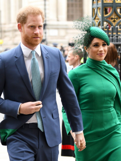 Foto de Príncipe Harry y Meghan Markle, a propósito de su primer año fuera de la realeza británica