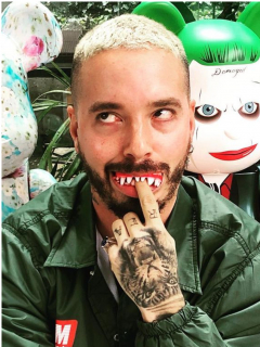 Fotomontaje de J Balvin y Shakira, a propósito de que él bailó el 'Waka waka'