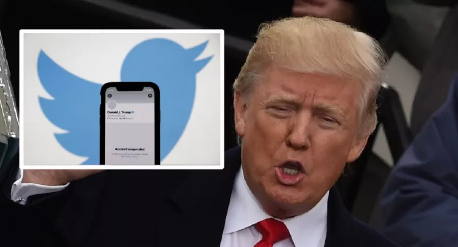 Respuesta de Donald Trump a Twitter por suspender su cuenta