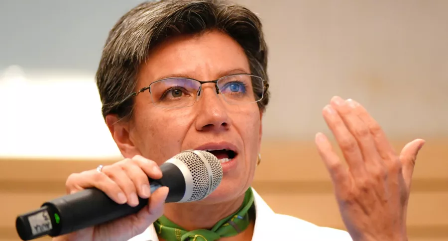 Claudia López ya no habló de la cepa británica, aunque anunció estudios. Imagen de referencia de la alcaldesa de Bogotá.
