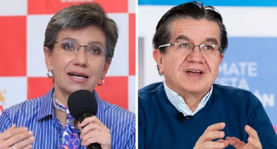 Discusión de Claudia López con el ministro de salud por cierre de Bogotá