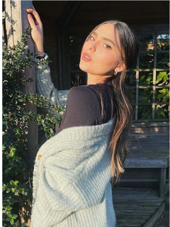 Juana Valentina Restrepo, hermana de James Rodríguez, quien le respondió a seguidor que la llamó “pantallera”, en fotos publicadas en su cuenta de Instagram.