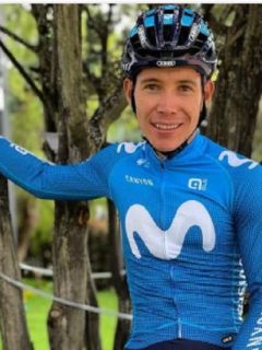 Miguel Ángel López, quien se contagió con coronavirus antes de iniciar pretemporada con el Movistar Team