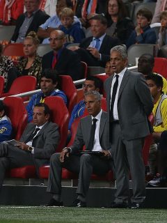 Foto de Rueda y Mendoza ilustra nota sobre el nuevo asistente de la Selección Colombia
