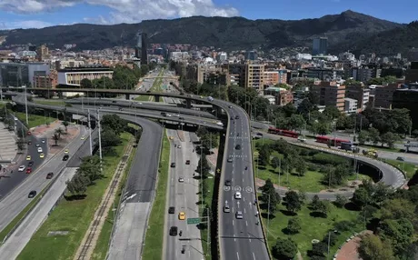 Usaquén, Suba y Engativá ya completan una semana de confinamiento en Bogotá / AFP. 