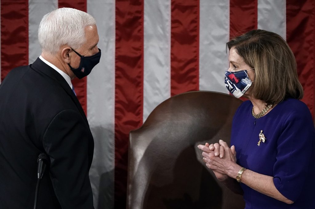 AFP / Mike Pence y Nancy Pelosi