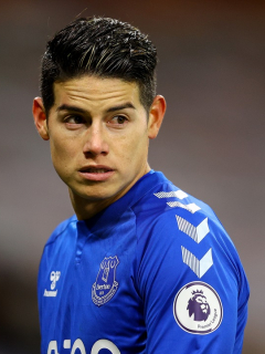 James Rodríguez en el triunfo del Everton contra el Wolverhampton, quien es elogiado por la prensa inglesa