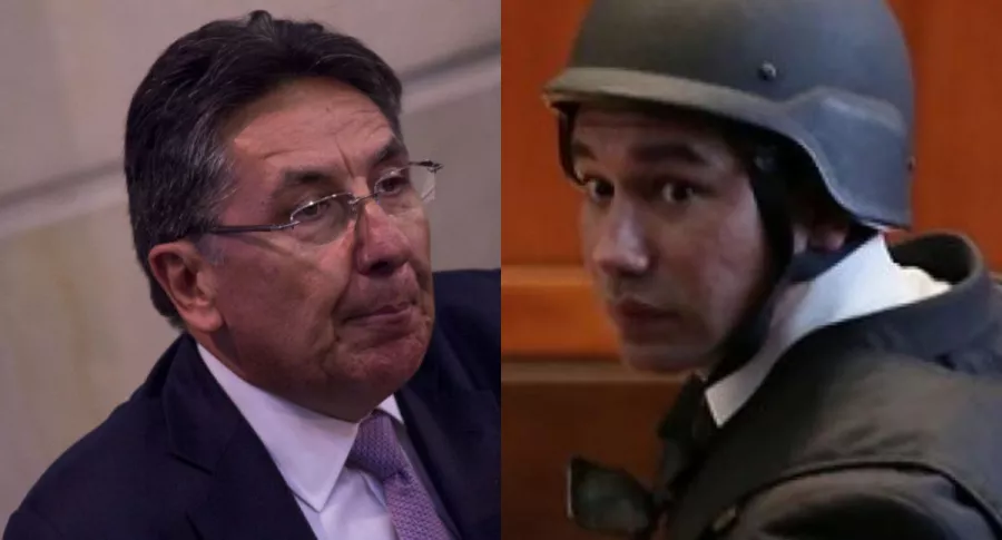 El exfiscal general Néstor Humberto Martínez y el exfiscal anticorrupción Luis Gustavo Moreno.